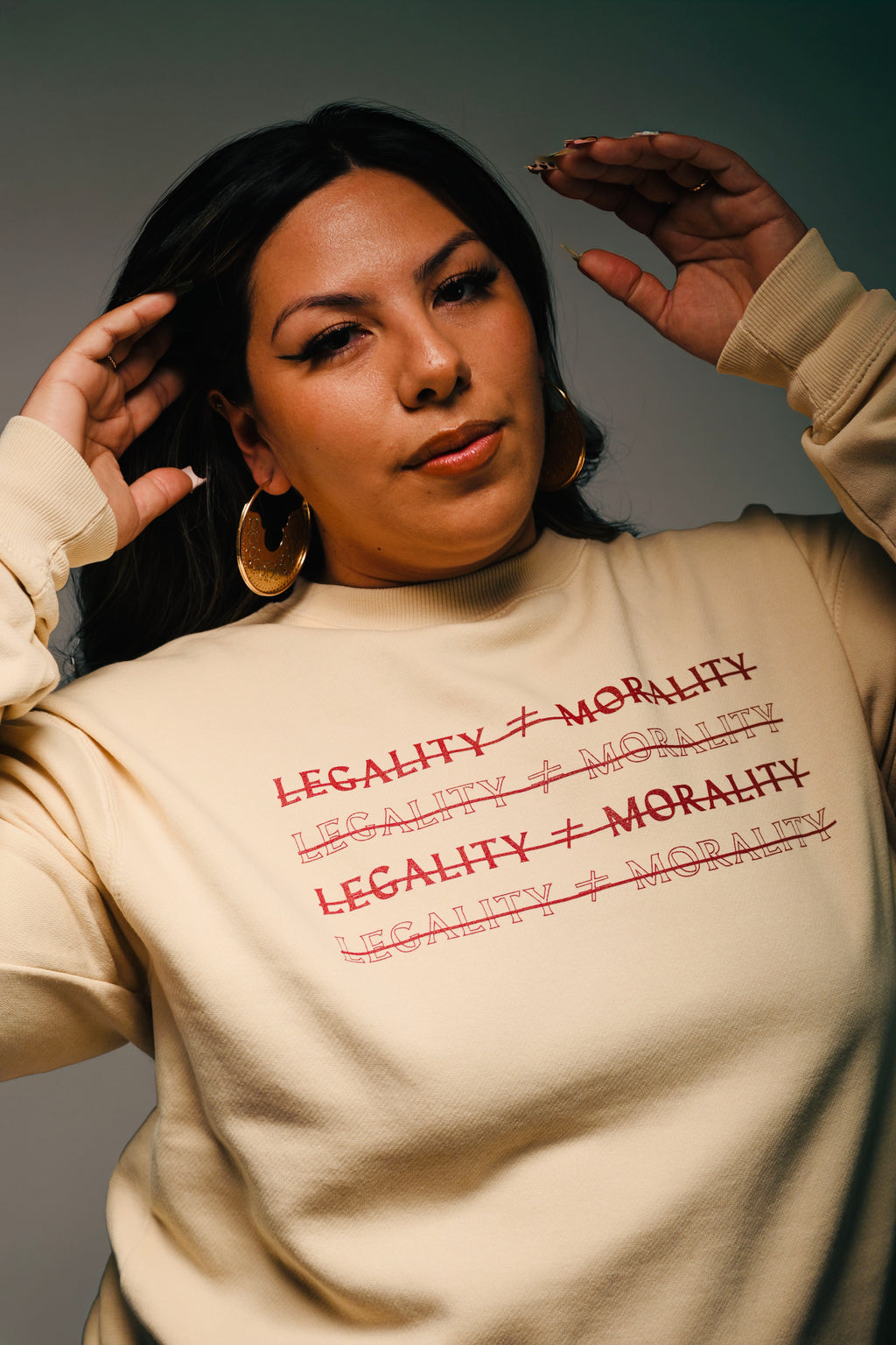 Illegal ≠ Ethical Crewneck Sweatshirt