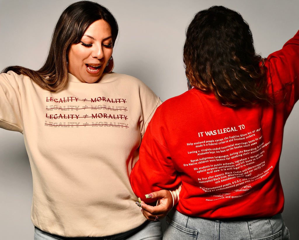 Illegal ≠ Ethical Crewneck Sweatshirt