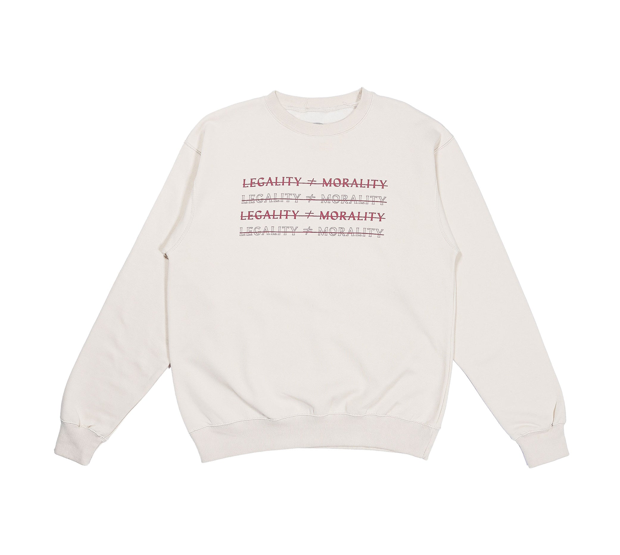Illegal ≠ Ethical Crewneck Sweatshirt