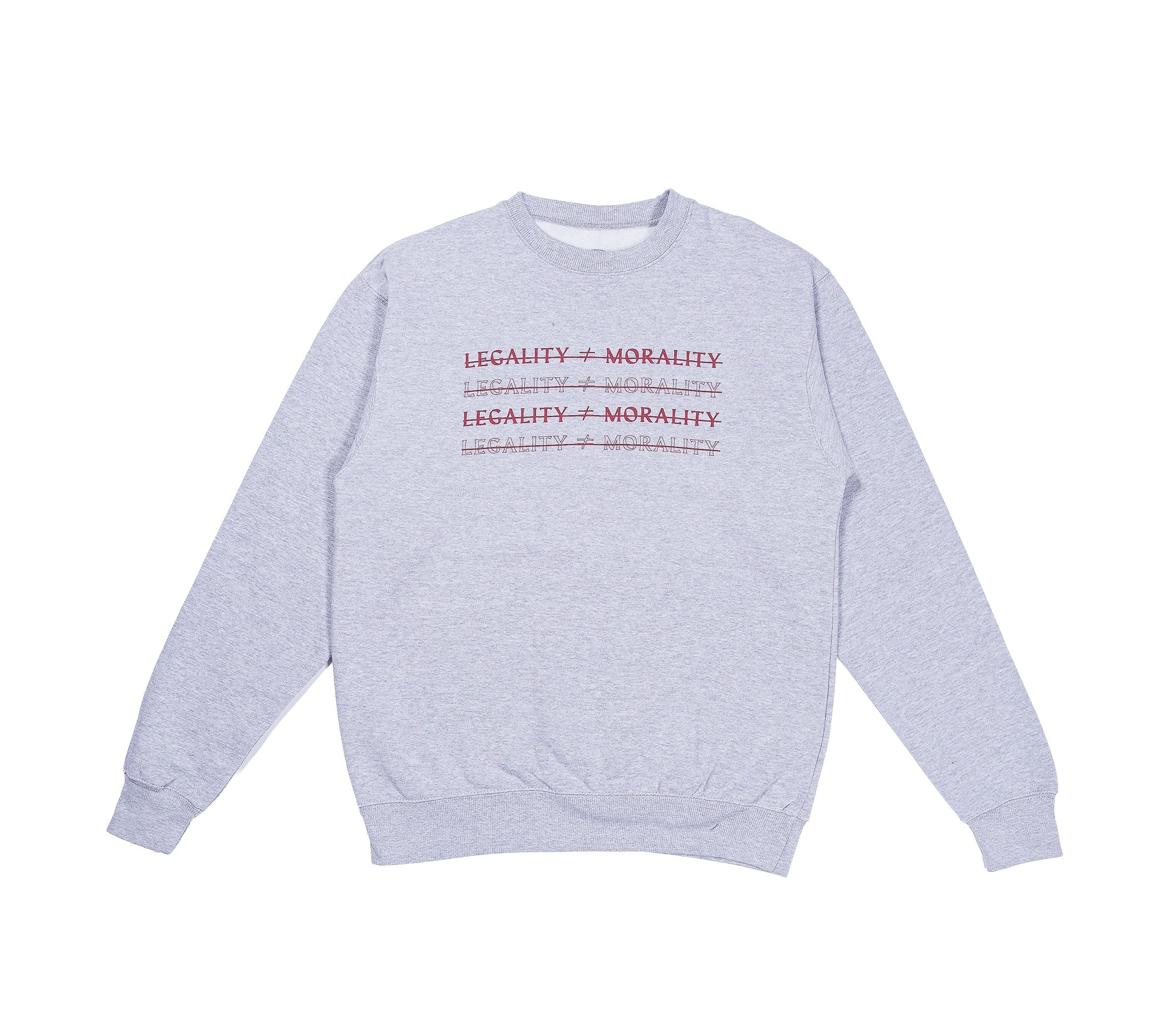 Illegal ≠ Ethical Crewneck Sweatshirt