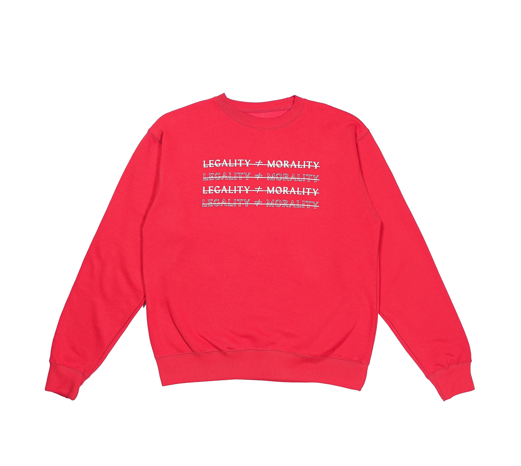 Illegal ≠ Ethical Crewneck Sweatshirt